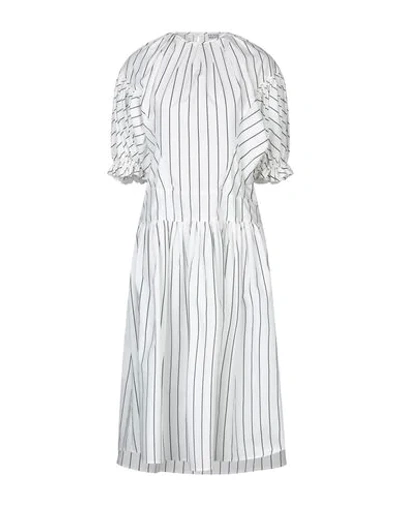 Shop Arthur Arbesser Midi Dress In White