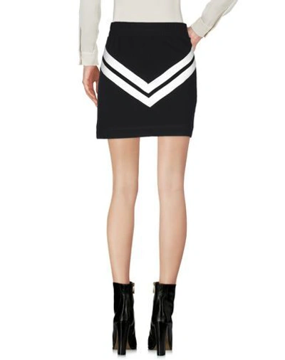 Shop Patrizia Pepe Woman Mini Skirt Black Size 8 Polyester, Cotton, Elastane, Acrylic