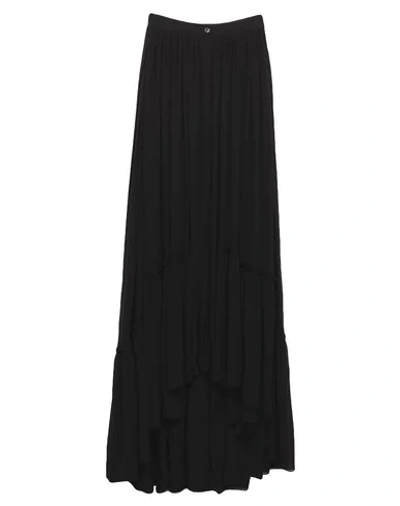 Shop Ann Demeulemeester Long Skirts In Black