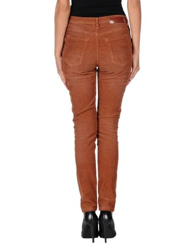 Shop Paolo Pecora Pants In Brown