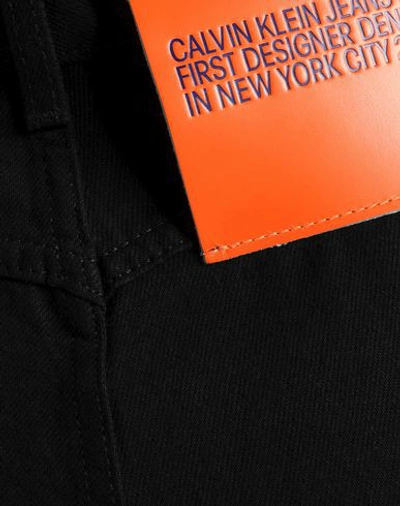 Calvin Klein 205w39nyc Pantalone Stripe In Black
