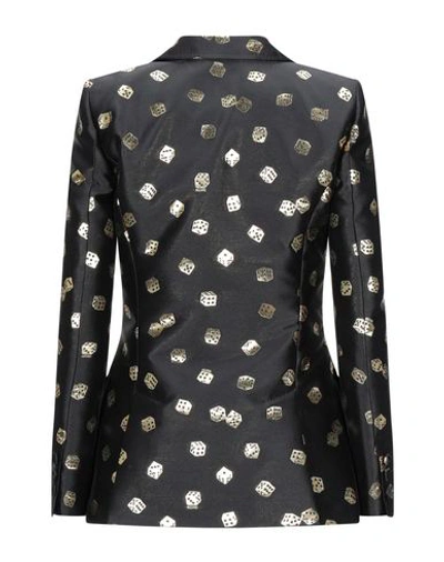 Shop Moschino Woman Suit Jacket Black Size 8 Polyester, Polyamide