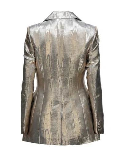 Shop Racil Suit Jackets In Gold