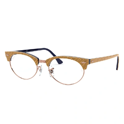Ray Ban Rb3946v Eyeglasses In Beige Gemustert