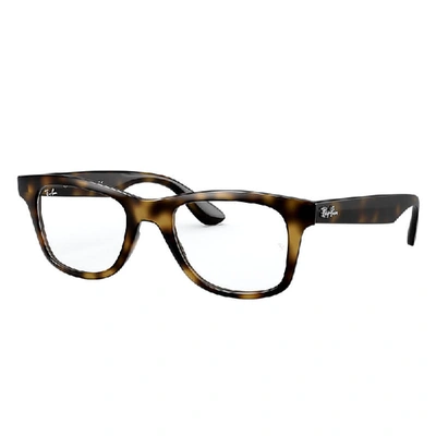 Shop Ray Ban Rb4640v Optics Eyeglasses Havana Frame Clear Lenses Polarized 50-20