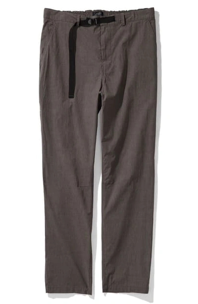 Shop Saturdays Surf Nyc Shaw Straight Leg Trousers In Steel