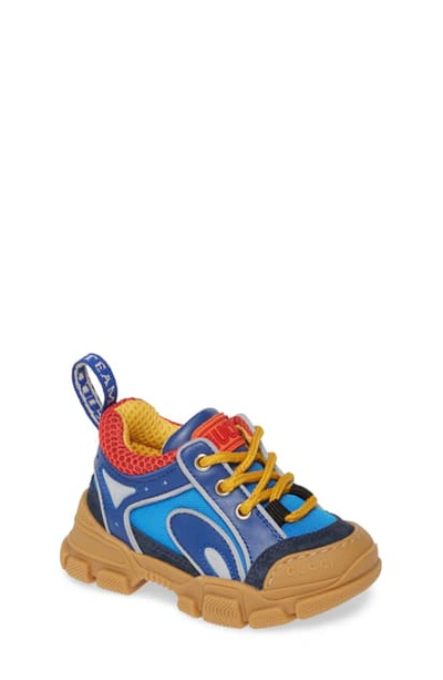 Shop Gucci Flashtrek Sneaker In Blue