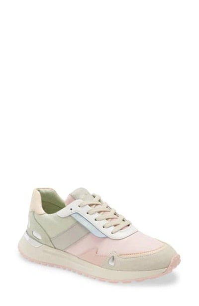 Shop Michael Michael Kors Monroe Low Top Sneaker In Pink/ Grey