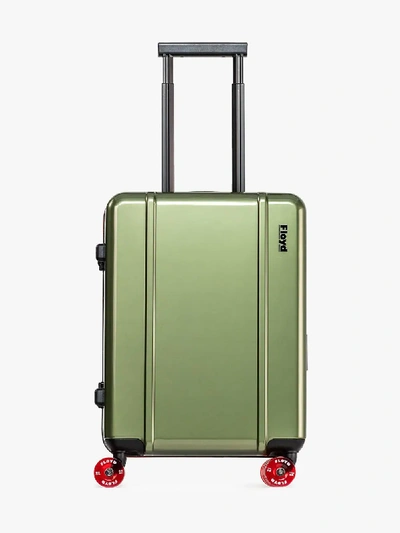 Shop Floyd Vegas Green Check-in Suitcase