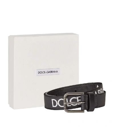 Shop Dolce & Gabbana Logo-embossed Belt In Multi