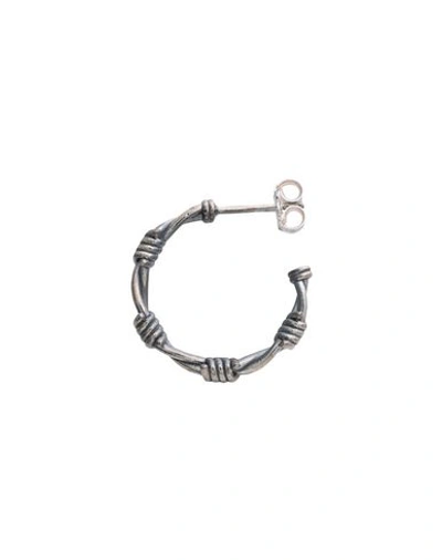Shop Nove25 Small Barbed Wire Single Earring Silver Size - 925/1000 Silver