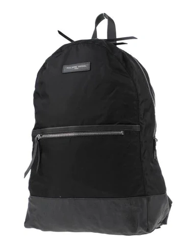 Shop Philippe Model Backpacks In Black