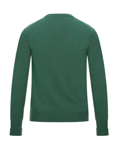 Shop Ballantyne Cashmere Blend In Emerald Green