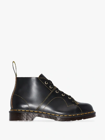 Shop Dr. Martens' Black Church Leather Boots