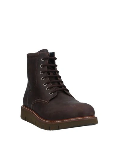 Shop Docksteps Ankle Boots In Dark Brown