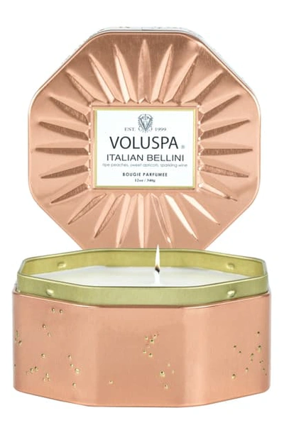 Shop Voluspa Italian Bellini Octagon Tin Candle
