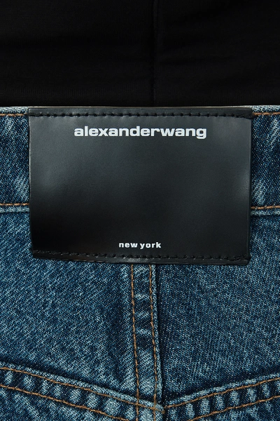 Shop Alexander Wang High Waist Slim Jean In Vintage Dark Indigo