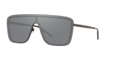 Shop Saint Laurent Unisex Sunglasses Sl364 In Grey Mirror