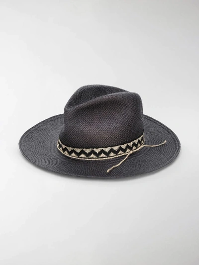 Shop Super Duper Hats Strong Pinched Fedora Hat In Black