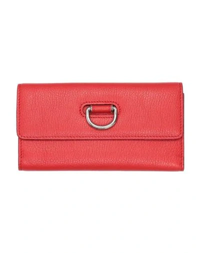 Shop Burberry Wallet In Red