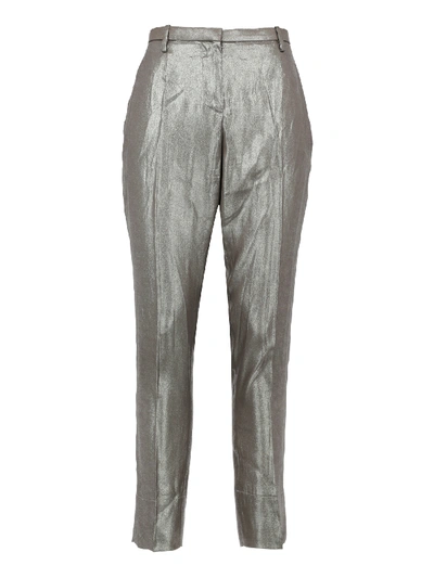 Pre-owned Brunello Cucinelli Trousers In Silver
