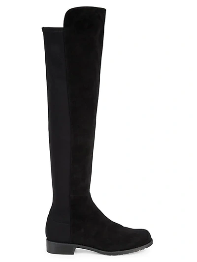Shop Stuart Weitzman Nicsue Knee-high Boots In Black