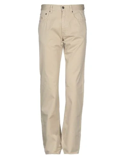 Shop Polo Ralph Lauren Casual Pants In Beige