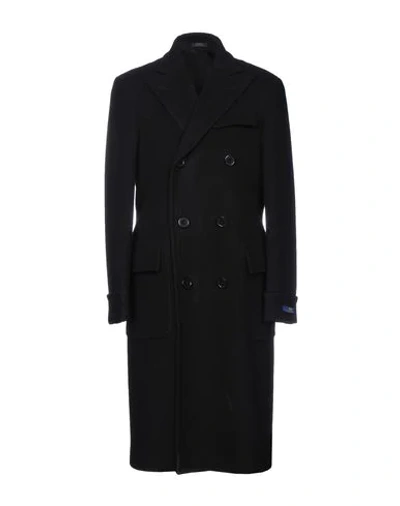 Shop Polo Ralph Lauren Coat In Black