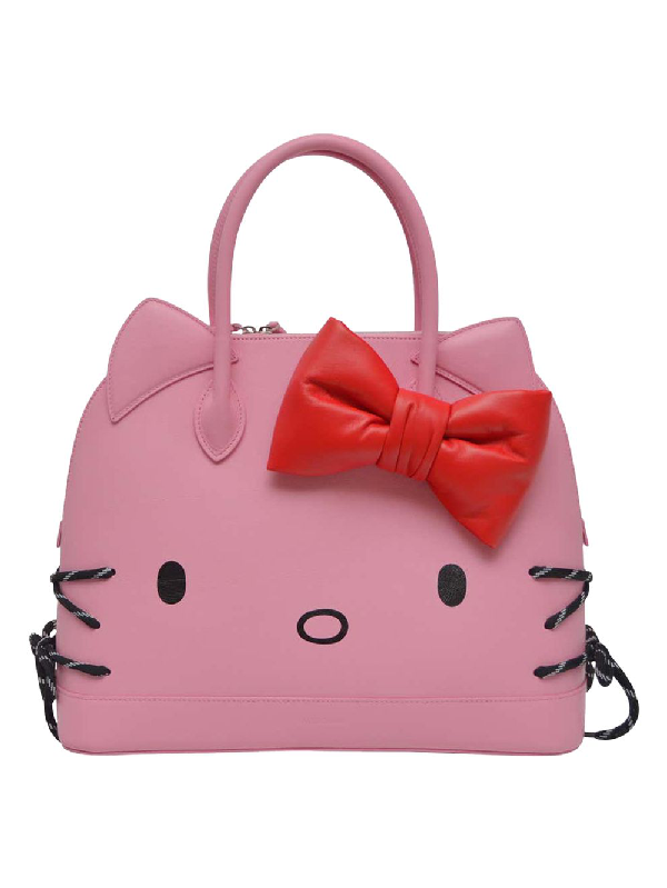Balenciaga Hello Kitty Top Handle Bag Pink | ModeSens
