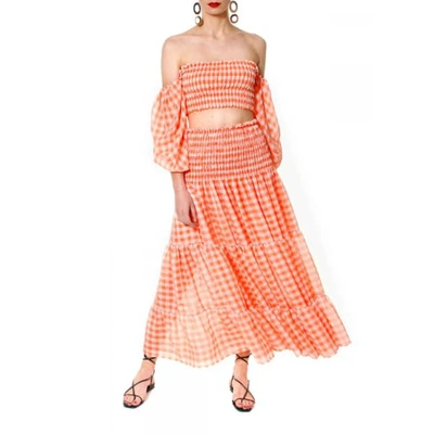 Aggi By Halewski Lola Bright Marigold Skirt