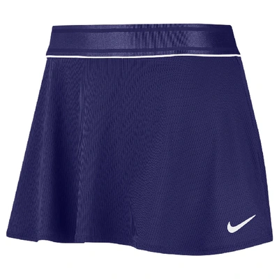 Shop Nike Court Dri-fit Women's Tennis Skirt In Regency Purple,white,white