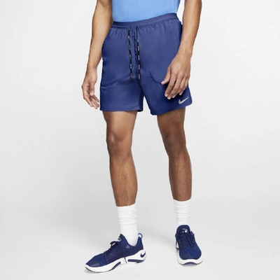 Shop Nike Flex Stride Men's 7" 2-in-1 Running Shorts In Astronomy Blue,royal Pulse