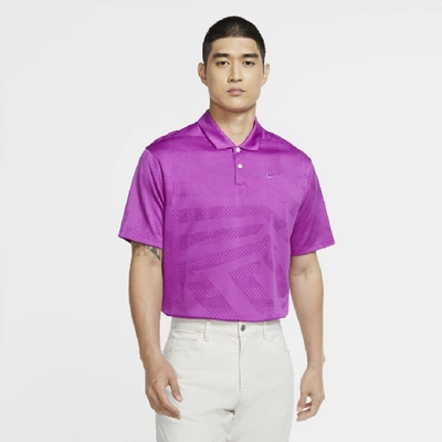 Shop Nike Dri-fit Vapor Men's Golf Polo In Vivid Purple,vivid Purple