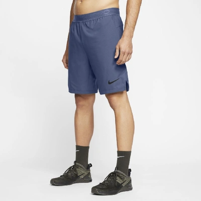 Shop Nike Pro Flex Vent Max Men's Shorts In Mystic Navy,black