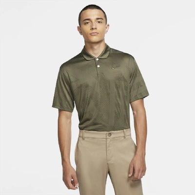 Shop Nike Dri-fit Vapor Men's Golf Polo In Medium Olive,medium Olive