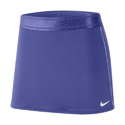 Shop Nike Court Dri-fit Women's Tennis Skirt (rush Violet) - Clearance Sale In Rush Violet,white,white