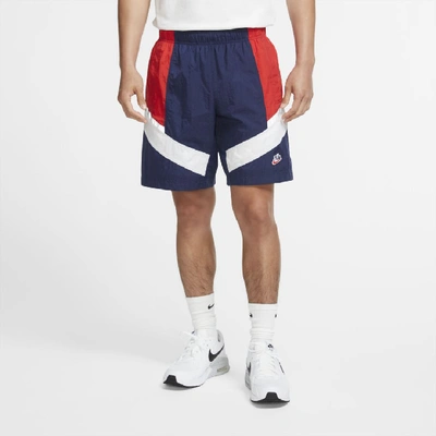 Shop Nike Sportswear Heritage Windrunner + Men's Shorts In Blue