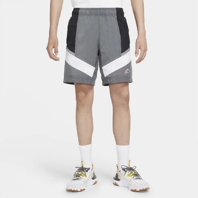 Shop Nike Sportswear Heritage Windrunner + Men's Shorts In Grey