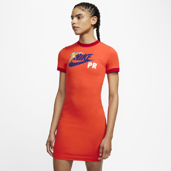 nike dress red