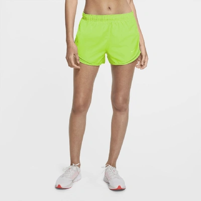 Shop Nike Tempo Women's Running Shorts In Volt,volt,volt,volt