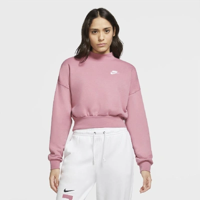 Shop Nike Sportswear Essential Women's Fleece In Pink