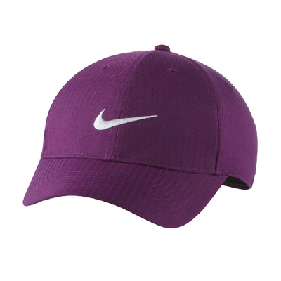 Shop Nike Legacy91 Golf Hat In Bright Grape,anthracite,white