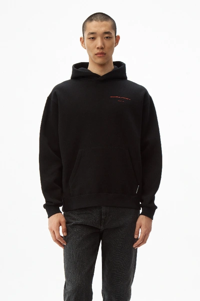 Shop Alexander Wang Saw Blade Hoodie In Black