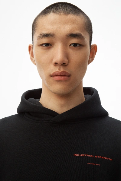 Shop Alexander Wang Saw Blade Hoodie In Black