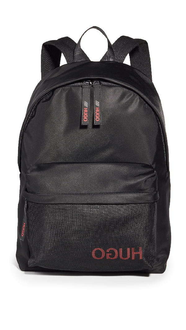 Hugo Boss Record Sl Backpack In Black | ModeSens