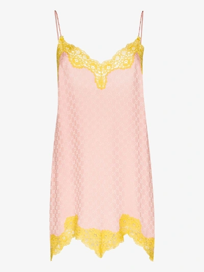 Shop Gucci Gg Slip Top In Pink