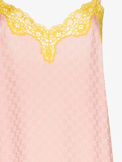 Shop Gucci Gg Slip Top In Pink