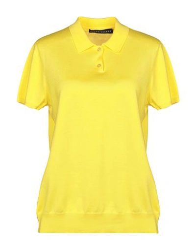 Shop Ralph Lauren Sweaters In Yellow