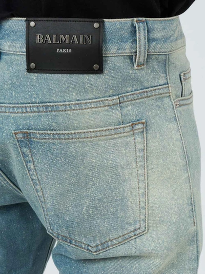 Shop Balmain Washed Out Jeans