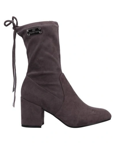 Shop Romeo Gigli Ankle Boot In Grey